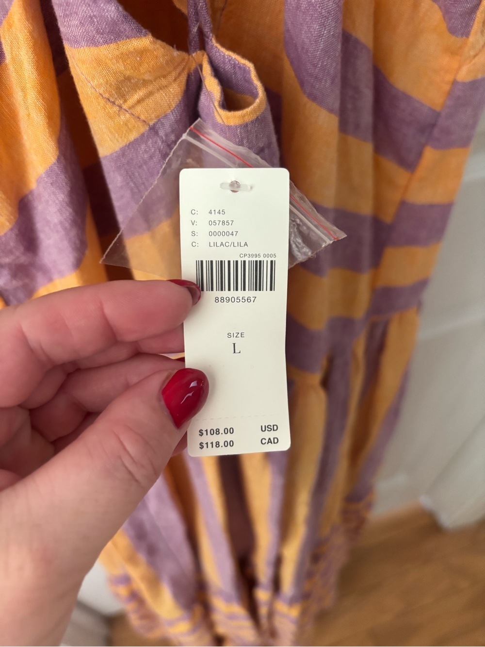 NWT Anthropologie Linen Blend Maxi Dress - Picture 4 of 4